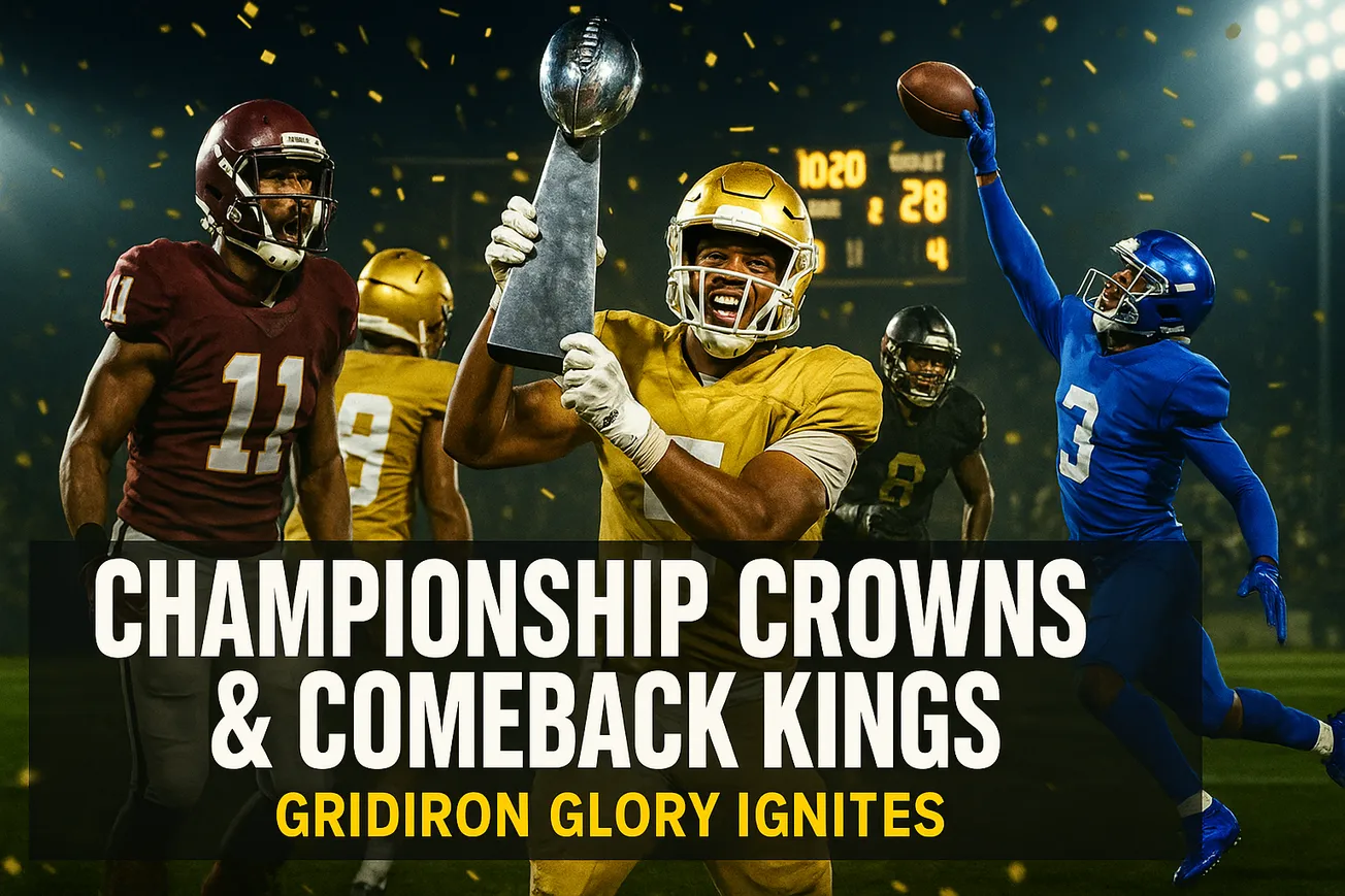 Championship Crowns & Comeback Kings: Gridiron Glory Ignites! 🔥🏆