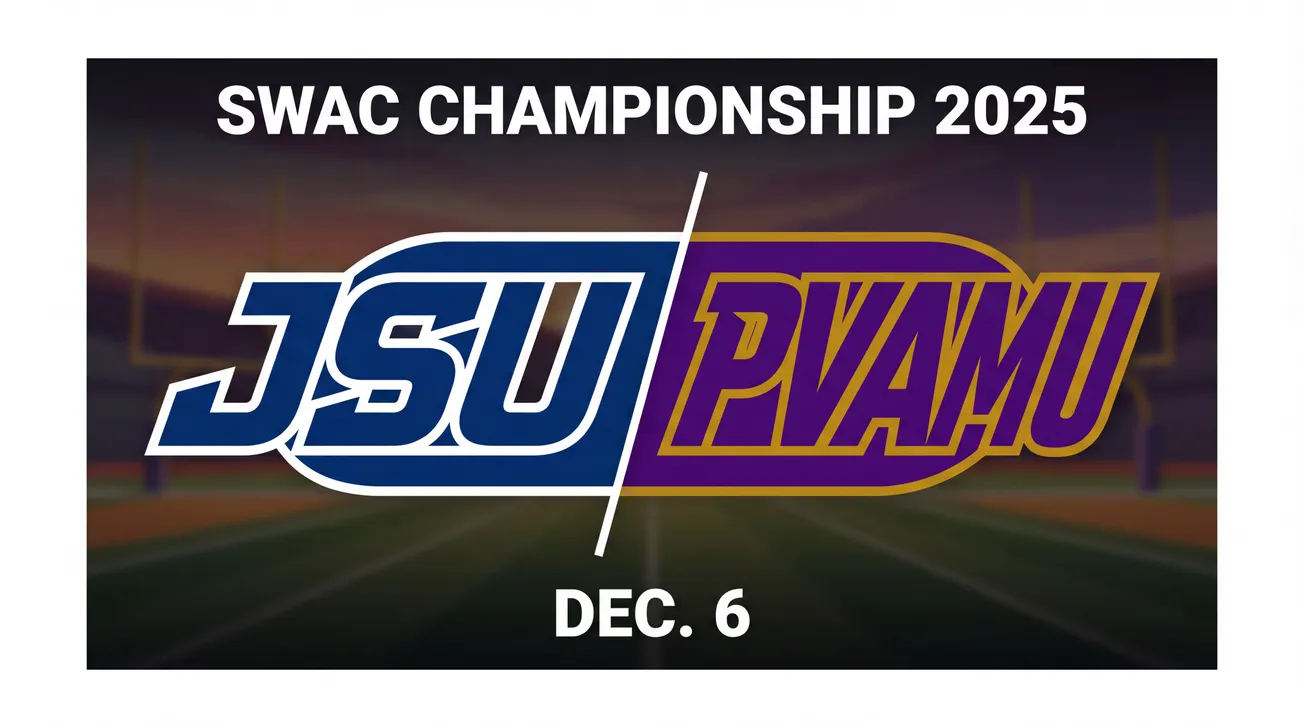 SWAC Championship 2025: How to Watch JSU vs. PVAMU Dec. 6