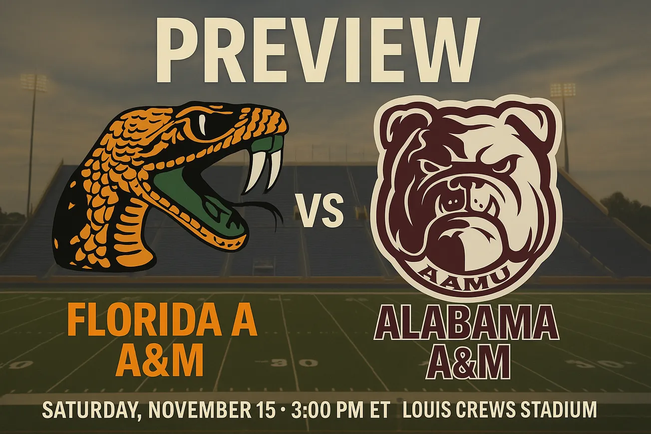 FAMU Travels to Huntsville Looking to Complete Season Sweep of Alabama A&M