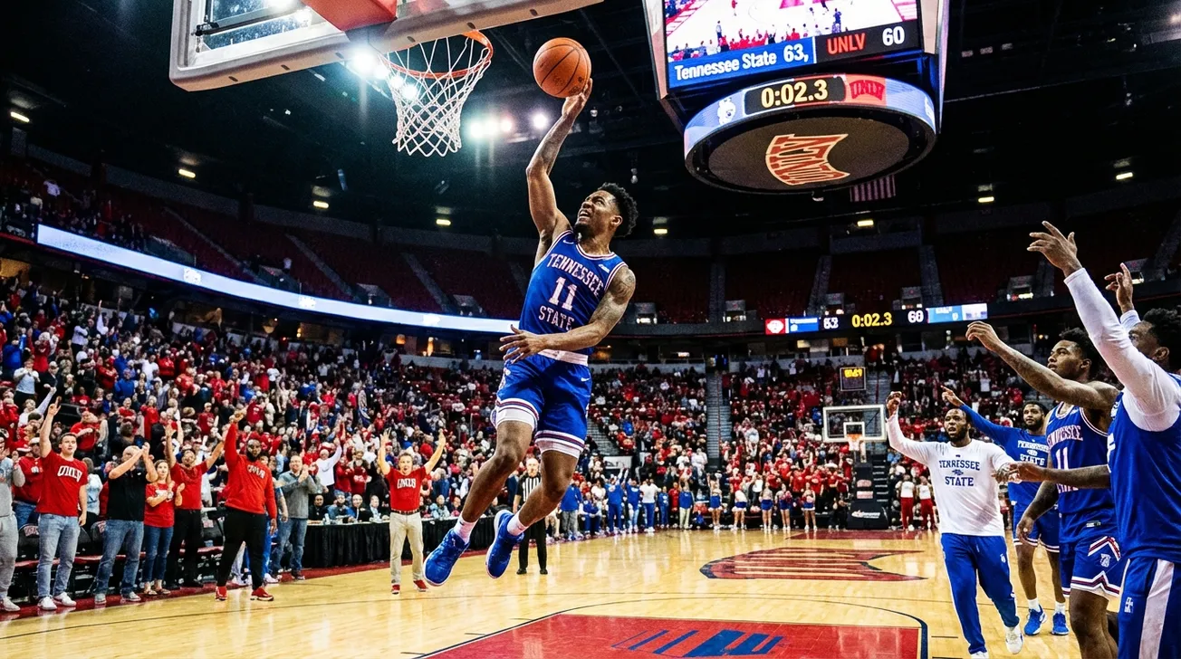 Vegas Heist: Tennessee State Stuns UNLV in Historic Upset