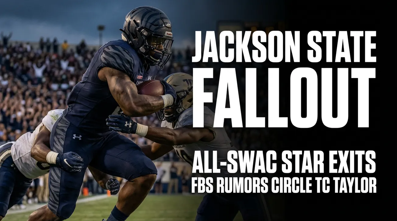 The Jackson State Fallout: All-SWAC Star Exits as FBS Rumors Circle TC Taylor